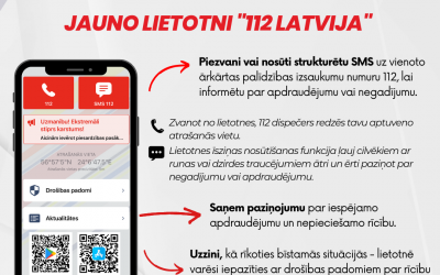 Lietotne “112 Latvija” un www.112.lv